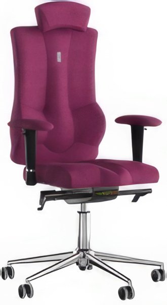 

Офисное кресло Kulik System Elegance (азур/хром,розовый с подголовником)