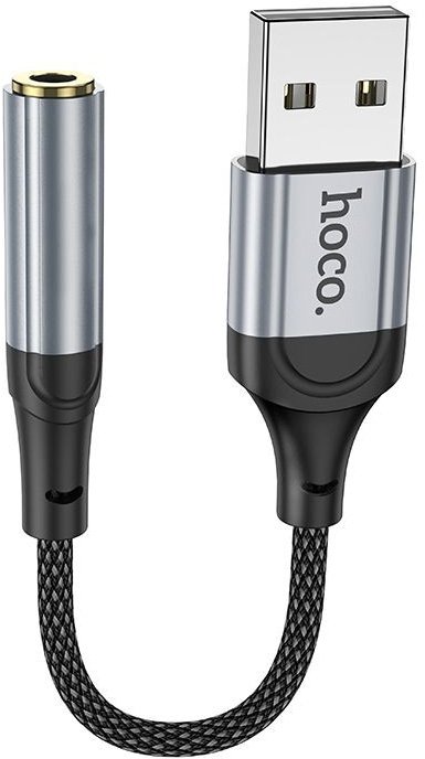 

Адаптер Hoco LS36 USB Type-A - 3.5 jack (черный)