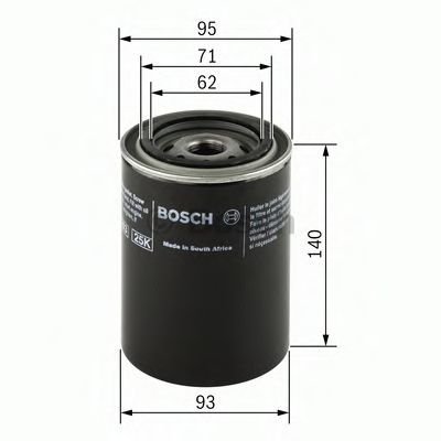 

Масляный фильтр Bosch 0986452001