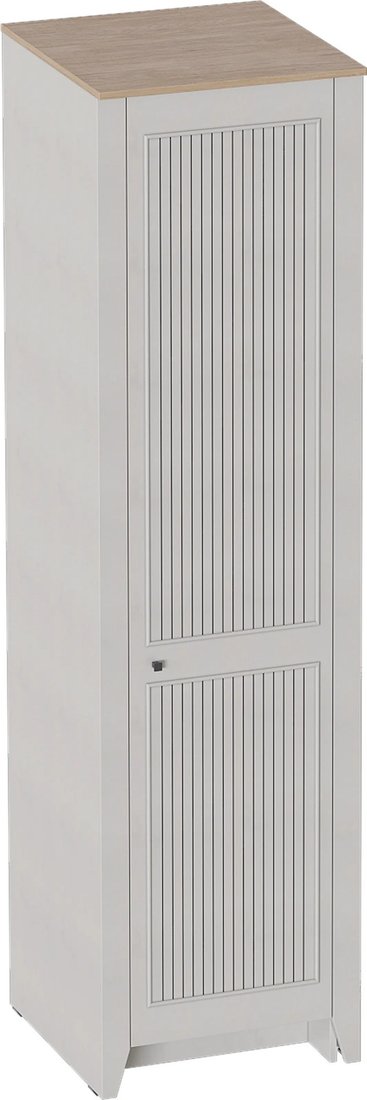 

Шкаф-пенал Мебельград Валенсия 1 дверь (персидский жемчуг/дуб натуральный светлый)