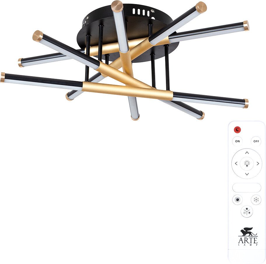 

Припотолочная люстра Arte Lamp Fernando A2199PL-5BK