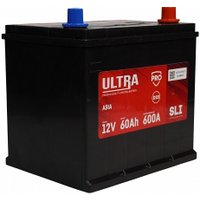 Автомобильный аккумулятор Ultra PRO Asia R+ с бортом (60 А·ч)