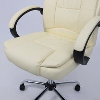 Офисное кресло AksHome Bill Eco (кожзам, кремовый)