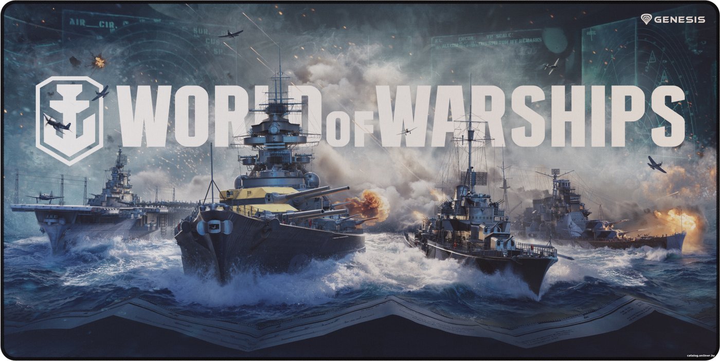 Коврик для стола Genesis Carbon 500 Maxi Wows Armada