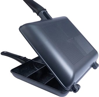 Сковорода-гриль двухсторонняя RidgeMonkey Connect Combi & Steamer XXL Granite Edition