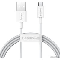 Кабель Baseus CAMYS-A02 USB Type-A - microUSB (2 м, белый)