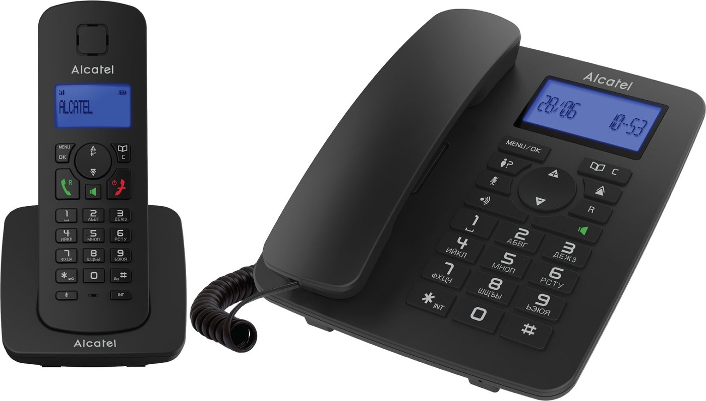 

Радиотелефон Alcatel M350 Combo (черный)