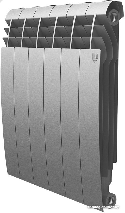 

Биметаллический радиатор Royal Thermo BiLiner 500 Silver Satin (4 секции)