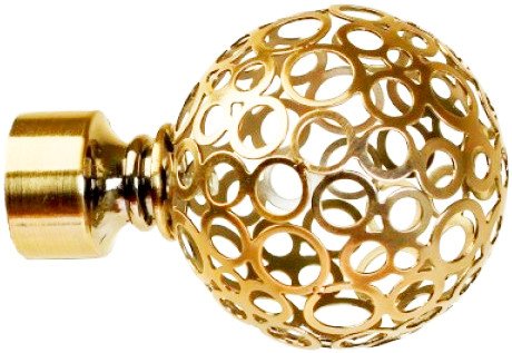 

Наконечник для карниза Lm Decor YF095 Ажур 16мм (золото)