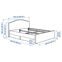 Кровать Ikea Ramnefjall s19560157