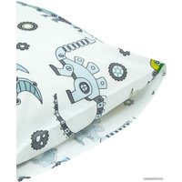 1.5-спальный комплект постельного белья Amarobaby Time to Sleep Дино AMARO-3403-Di (белый/зеленый)