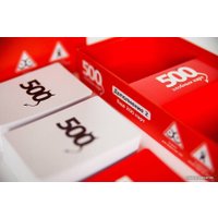 Карточная игра Cosmodrome Games 500 злобных карт. Дополнение. Набор красный