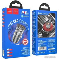 Автомобильное зарядное Hoco DZ3 Max (черный)
