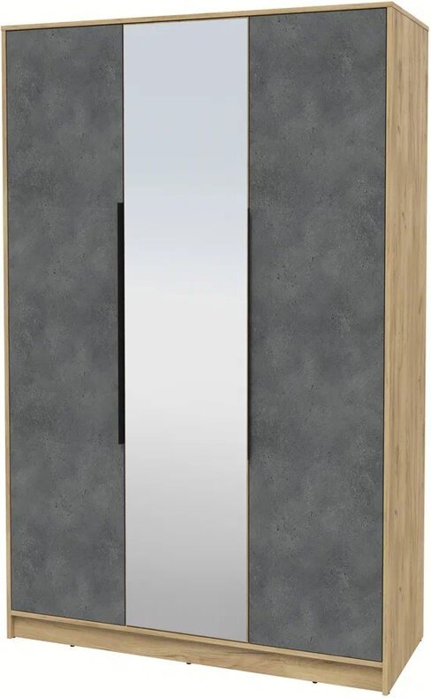 

Шкаф-купе Интерлиния Концепт КТ-Ш3з (бетон портленд/дуб золотой)