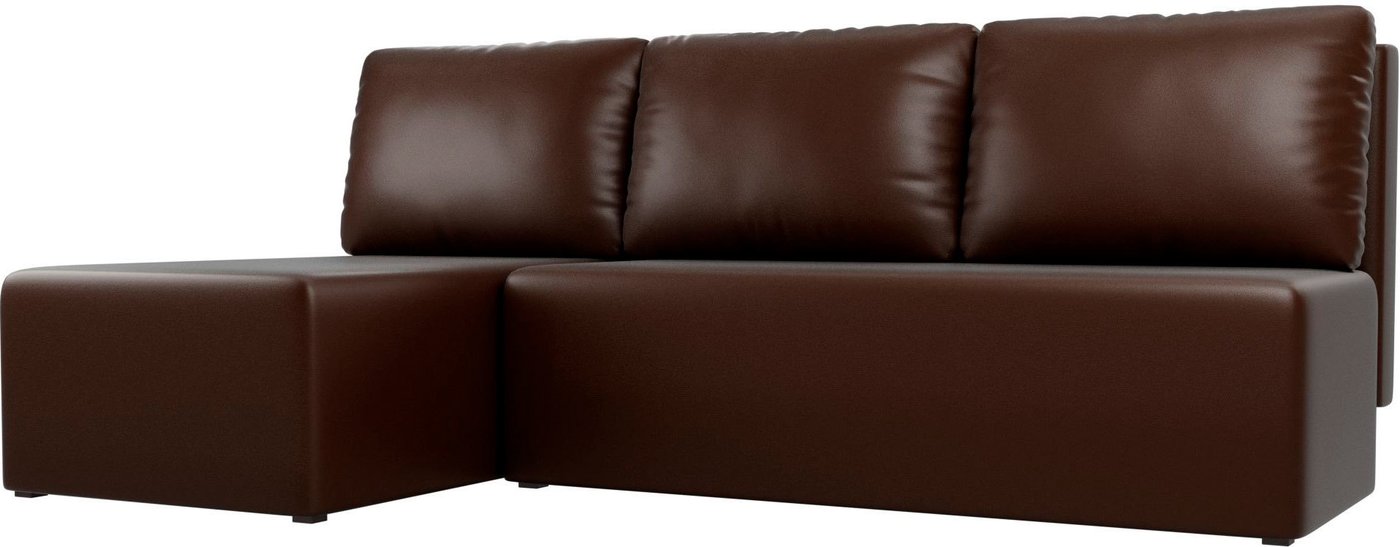 

Угловой диван Mio Tesoro Берген левый (экокожа, коричневый)