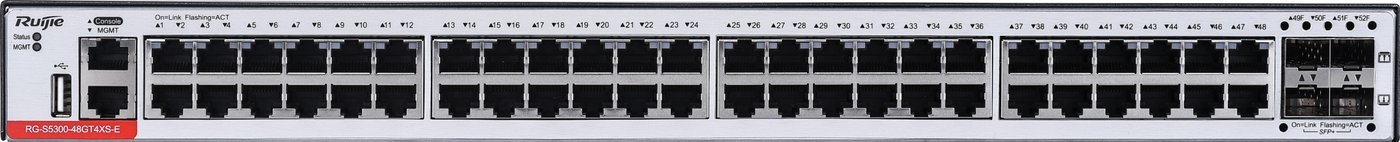 

Управляемый коммутатор 3-го уровня Ruijie Networks RG-S5300-48GT4XS-E