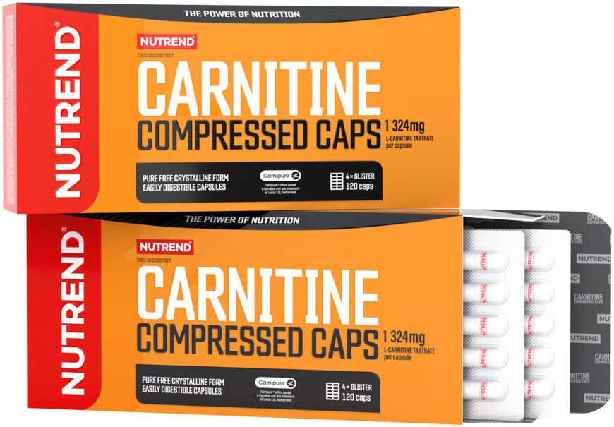 L-карнитин Nutrend Carnitine Compressed Caps (120 капсул)