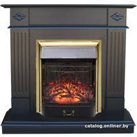 Каминокомплект Smolcom Brighton STD-ASP с Royal Flame Majestic FX M Brass (венге)