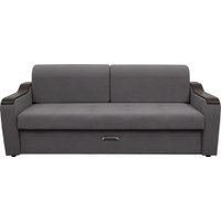 Диван Сириус Лидер-3 НПБ (Eva 07 велюр темно-серый)