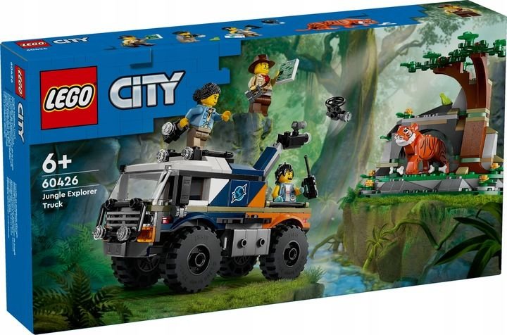 

Конструктор LEGO City 60426 Исследование джунглей: Внедорожный грузовик