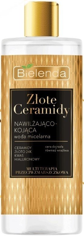 

Bielenda Мицеллярная вода Golden Ceramides Увлажняющая и успокаивающая (500 мл)