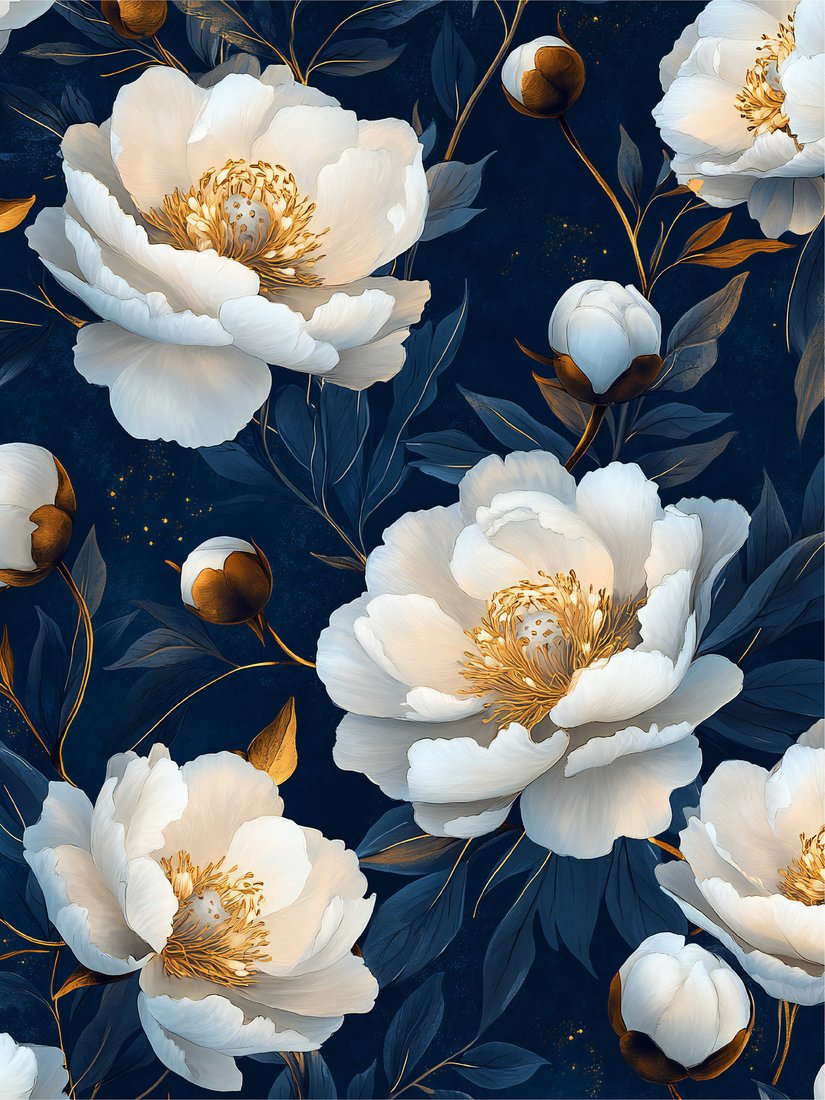 

Алмазная мозаика Феникс+ Белые маки 71440