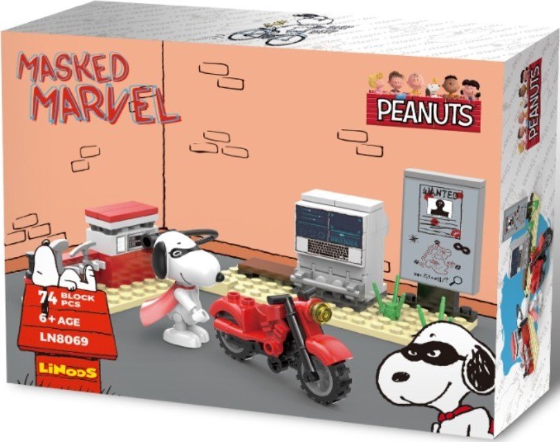 

Конструктор Miniso Snoopy Collection 6266 Велосипед и магазин