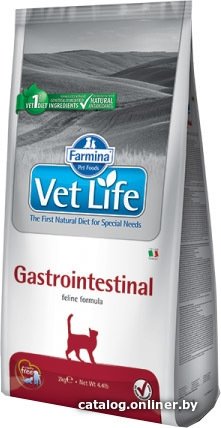Сухой корм для кошек Farmina Vet Life Gastrointestinal (при проблемах с ЖКТ) 5 кг