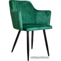 Стул AksHome Brit (зеленый велюр/черный)