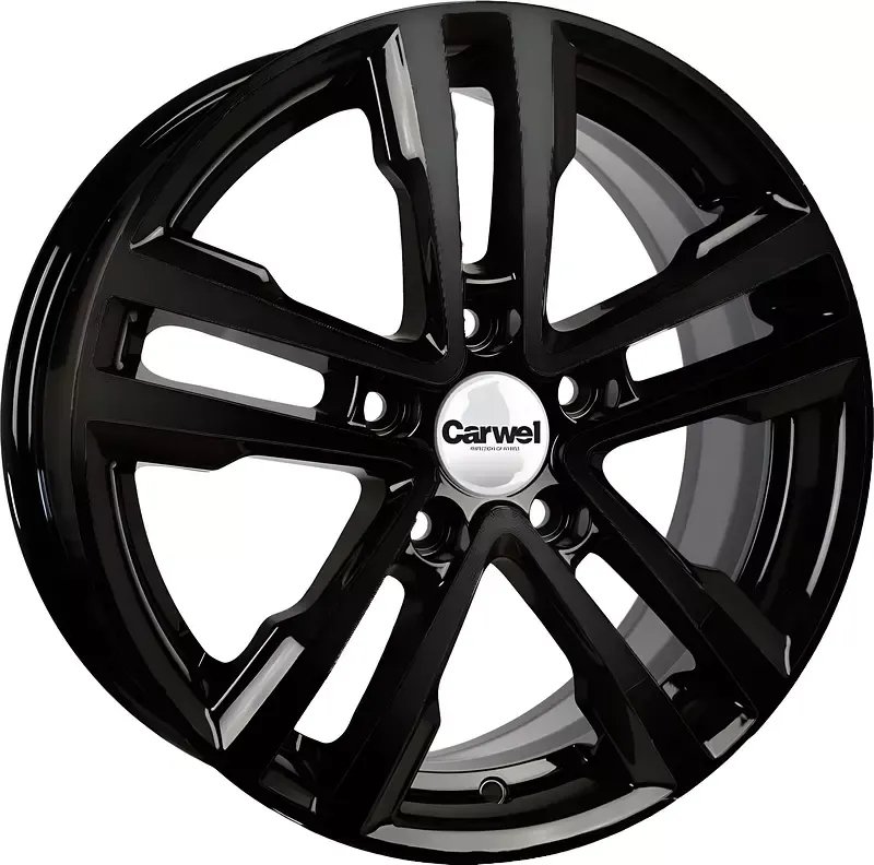 

Литые диски Carwel Аллаки 197 16x6.5" 5x114.3мм DIA 66.1мм ET 50мм BK