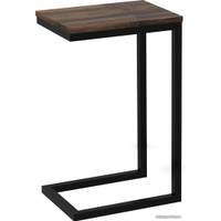 Приставной столик TMB Loft Роксет Дуб 300х400 (кофе/черный)