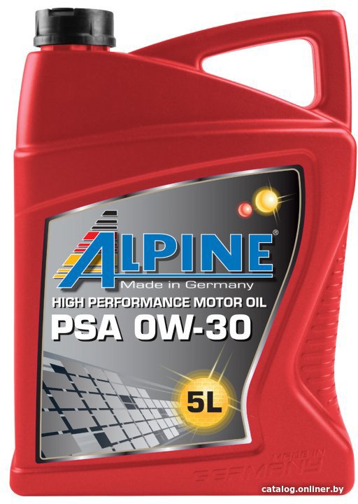 Моторное масло Alpine PSA 0W-30 5л