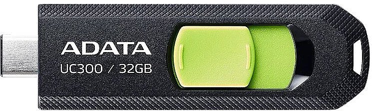 

USB Flash ADATA UC300 32GB (черный/зеленый)