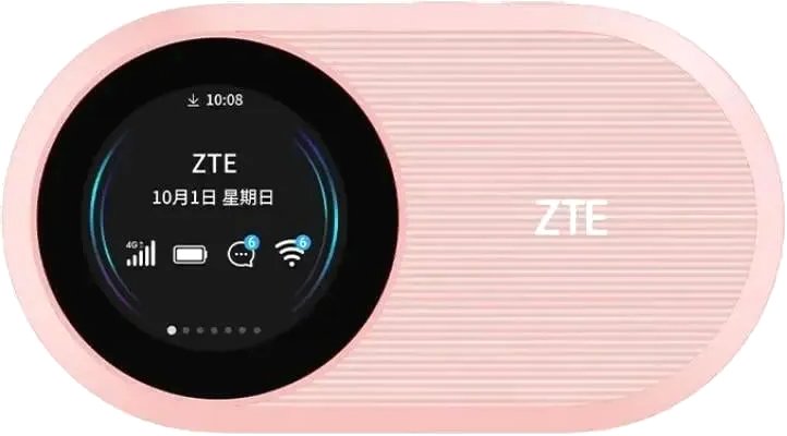 

Мобильный 4G Wi-Fi роутер ZTE U10S Pro (розовый)