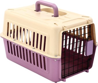 Переноска Sima-Land 10908267 (белый/лавандовый)