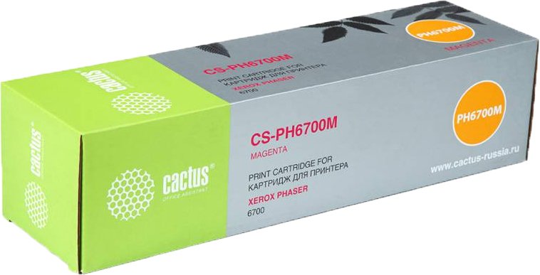 

Картридж CACTUS CS-PH6700M (аналог Xerox 106R01524)