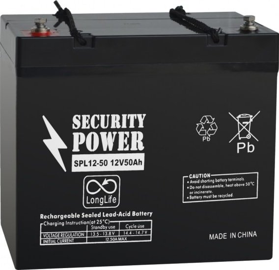 

Аккумулятор для ИБП Security Power SPL 12-50 (12В/50 А·ч)