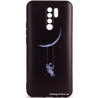 Чехол для телефона Case Print для Xiaomi Redmi 9 (астронавт на луне)