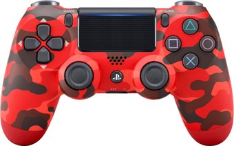 Sony DualShock 4 v2 (красный камуфляж)