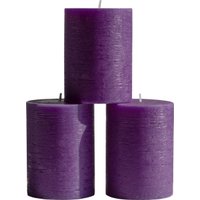 Набор свечей Мелт 100 мм (3 шт, темно-фиолетовый)