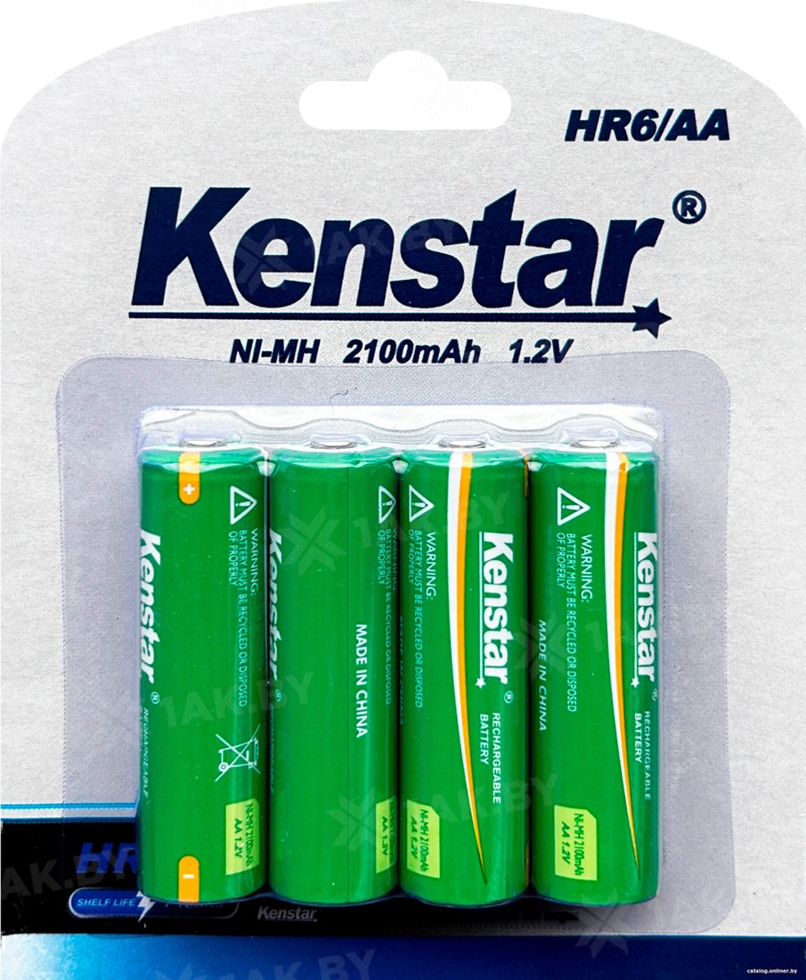 Аккумулятор Kenstar HR6/AA Ni-Mh 2100 mAh BL-4