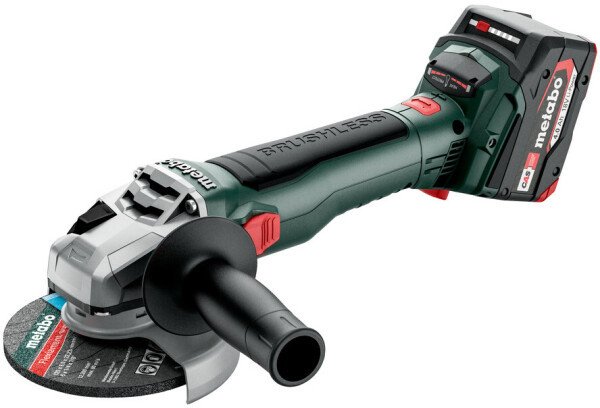 

Угловая шлифмашина Metabo W 18 LT BL 11-125 613052510 (с 2-мя АКБ, кейс)