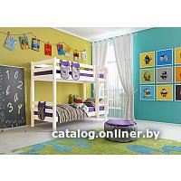 Двухъярусная кровать Мебельград Соня вариант 9 (массив сосны лаванда)