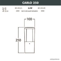 Садовый светильник Fumagalli Carlo DR1.573.000.LXU1L