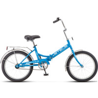 Велосипед Stels Pilot 410 20 Z011 2021 (голубой)