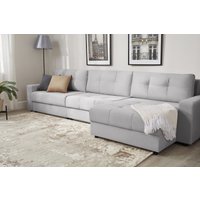 Угловой диван Mio Tesoro Манчестер 292 1.5ек-1.5ек-1.5пф (841 светло-серый)