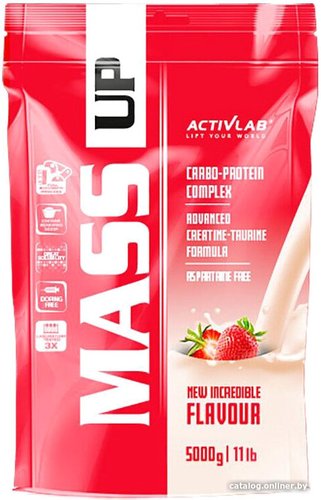 Гейнер Activlab MASS UP (5000г, клубника)