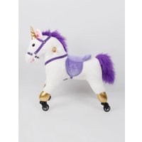 Каталка Amarobaby Funny Horse Лошадка AMARO-28FH-BeFi (белый/фиолетовый)