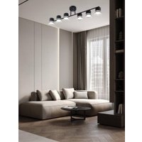 Припотолочная люстра Aitin Pro X1016/6 (черный)