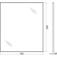 BelBagno Зеркало SPC-AL-700-800